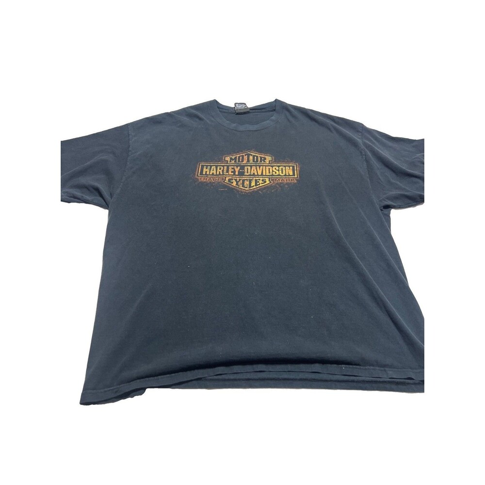 Harley-Davidson Men's T-Shirt Front And Back Graphic, 3XL 56”chest Sundance WY